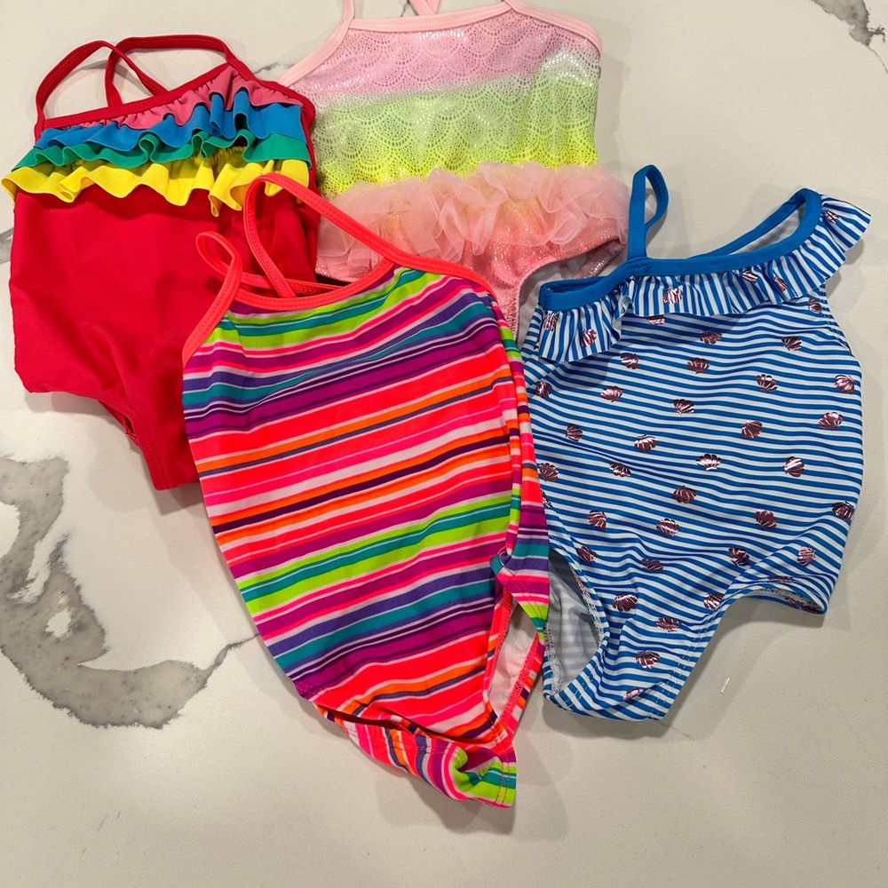 Girls swim suit lot 12 mos